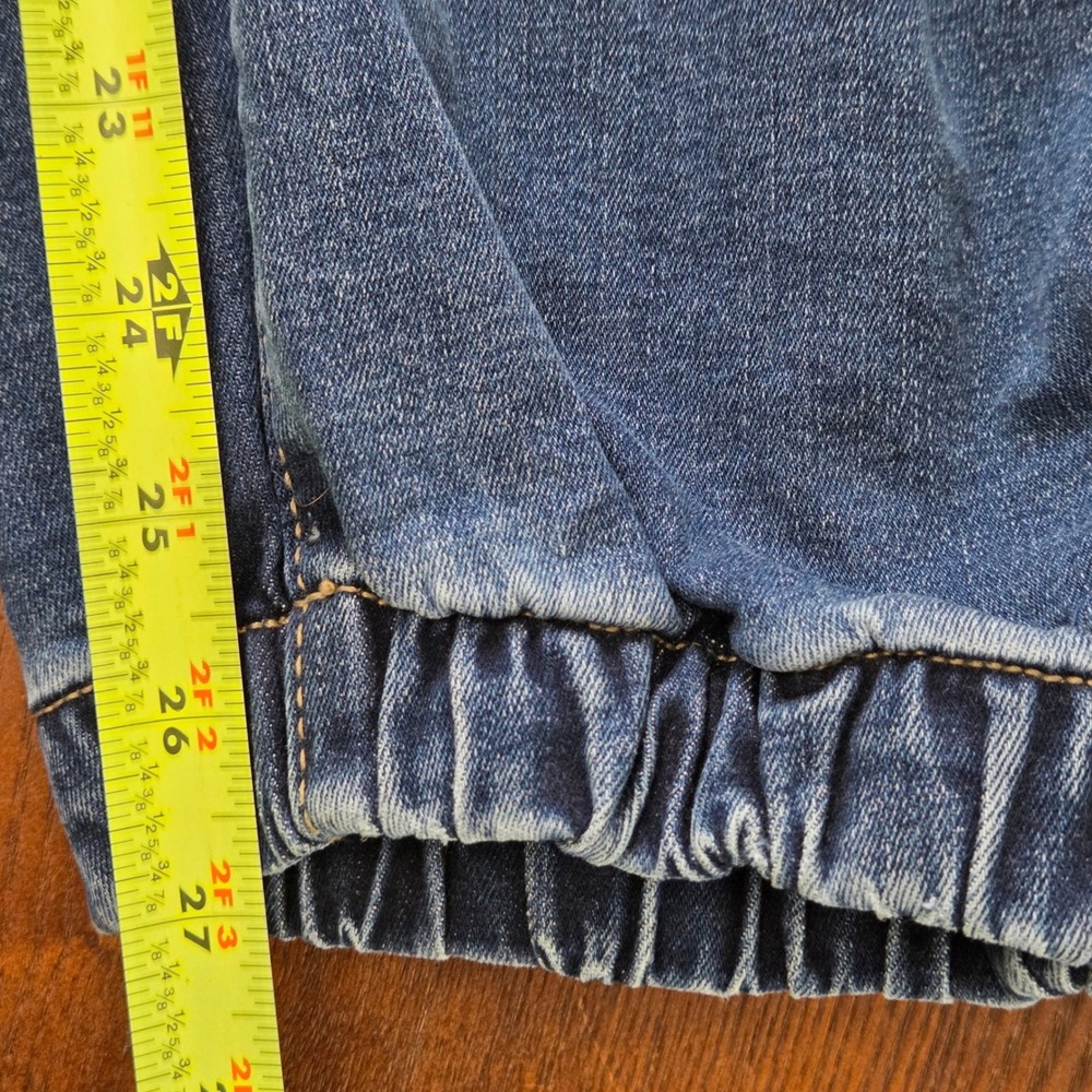 Torrid Jogger Jeans Plus Size‎ 28 Pull On Denim Elastic Hem Patch Pocket - Picture 13 of 13